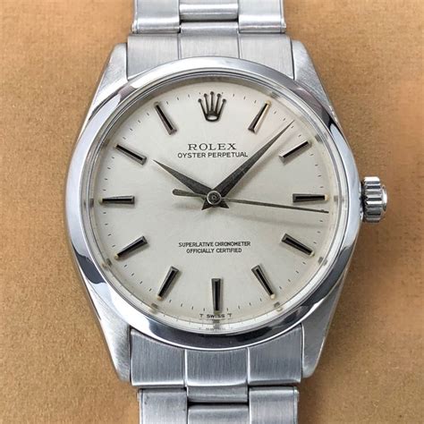 rolex oyster perpetual 1964 stainless.